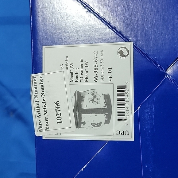 NIB Goebel Christmas Angel Porcelain Candy Bowl with lid Planter New - Picture 3 of 10